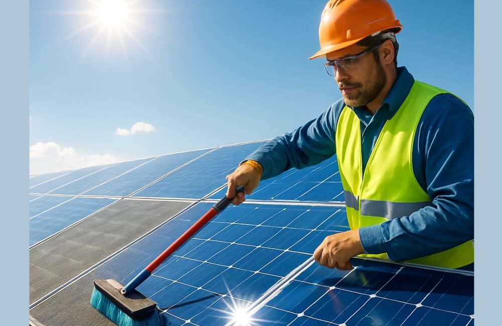 Solar Panel Cleaning & Maintenance