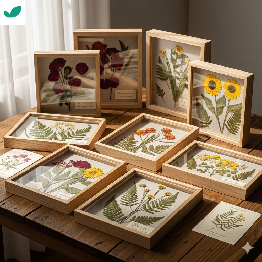 Pressed Botanical Shadow Boxes
