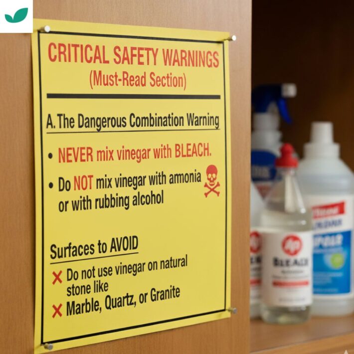 Cleaner Using Vinegar and Baking Soda