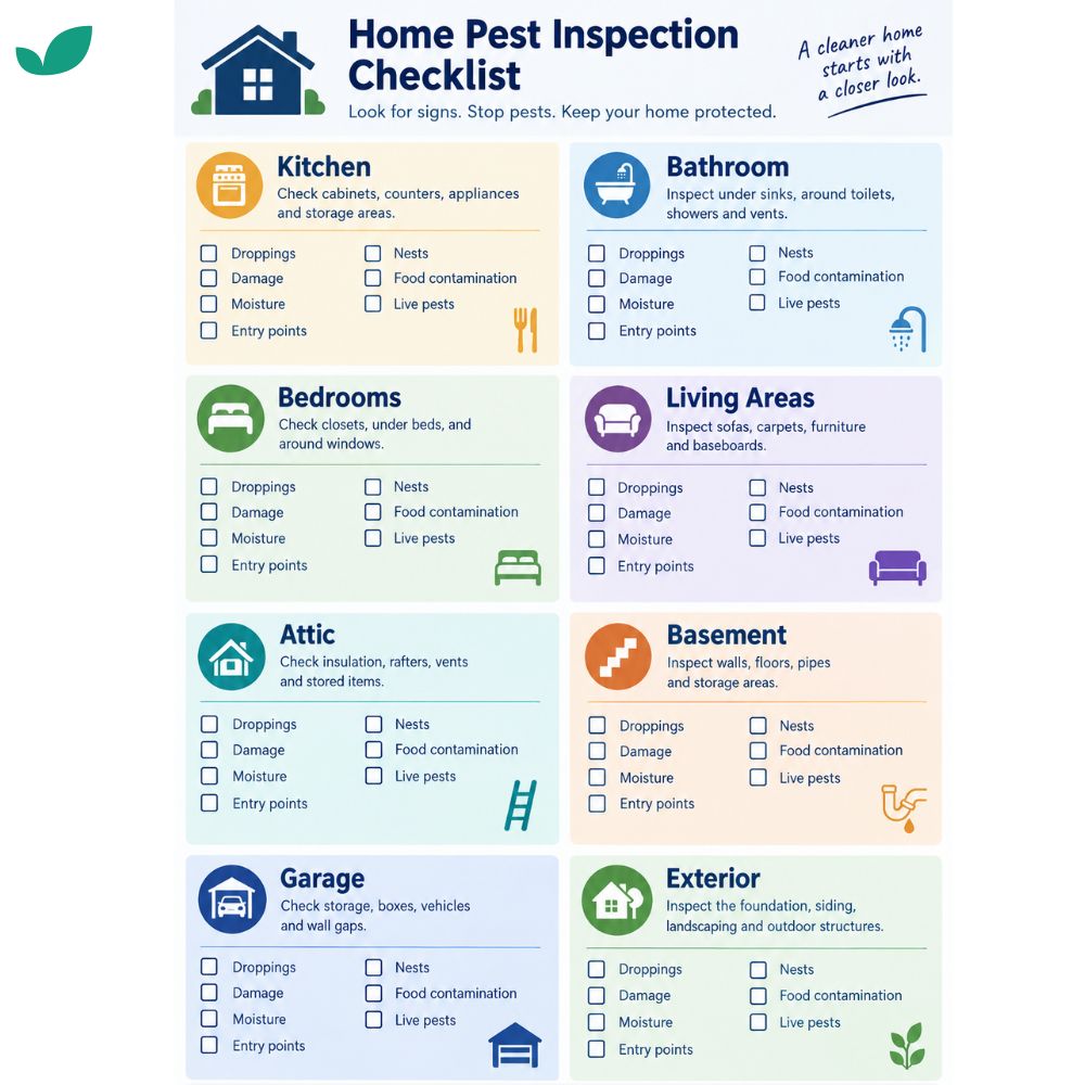 Home Pest Inspection Checklist